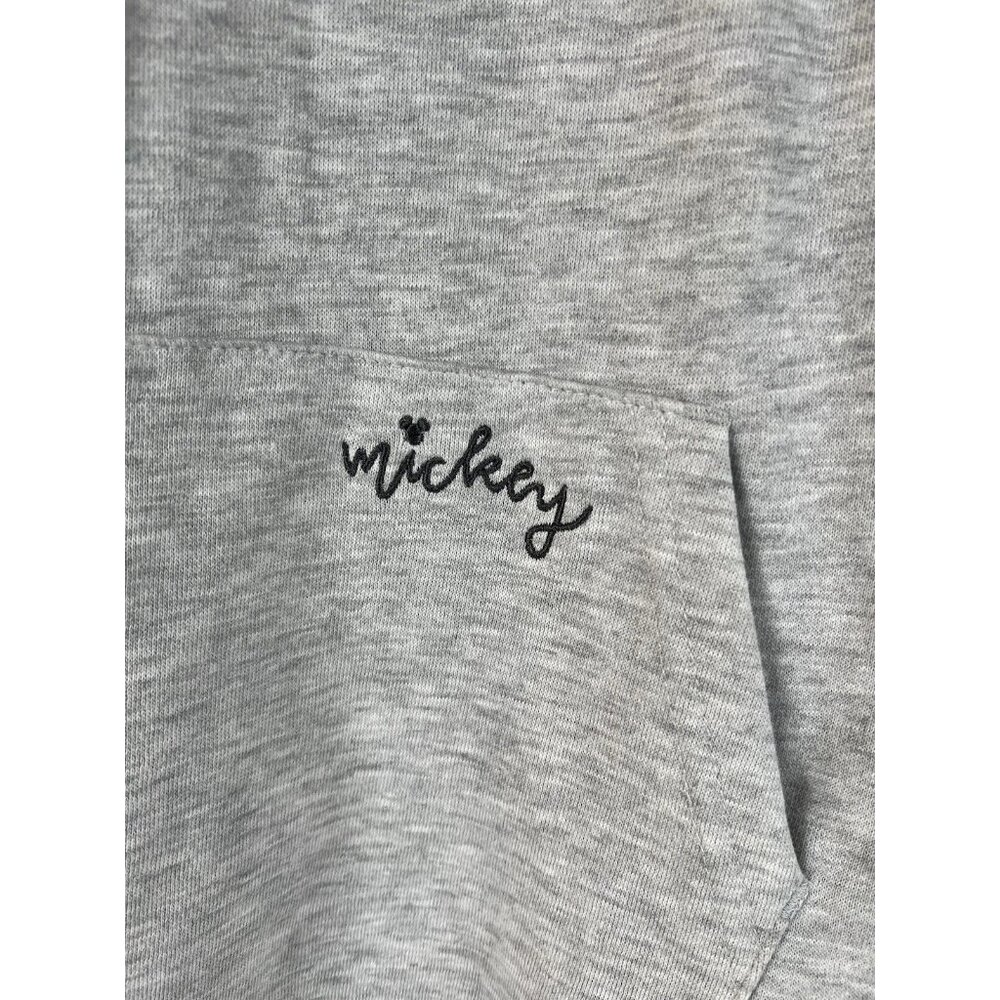Disney Mickey Women’s Gray Hoodie Sweatshirt Dress Size Small (4/6) - Picture 4 of 15